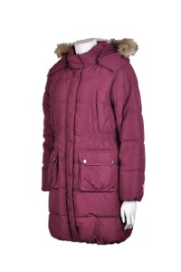 FA307 時尚夾棉風褸外套 來樣訂製 長身連帽風褸外套 個性印花風褸 風褸外套專門店 風褸外套廠家